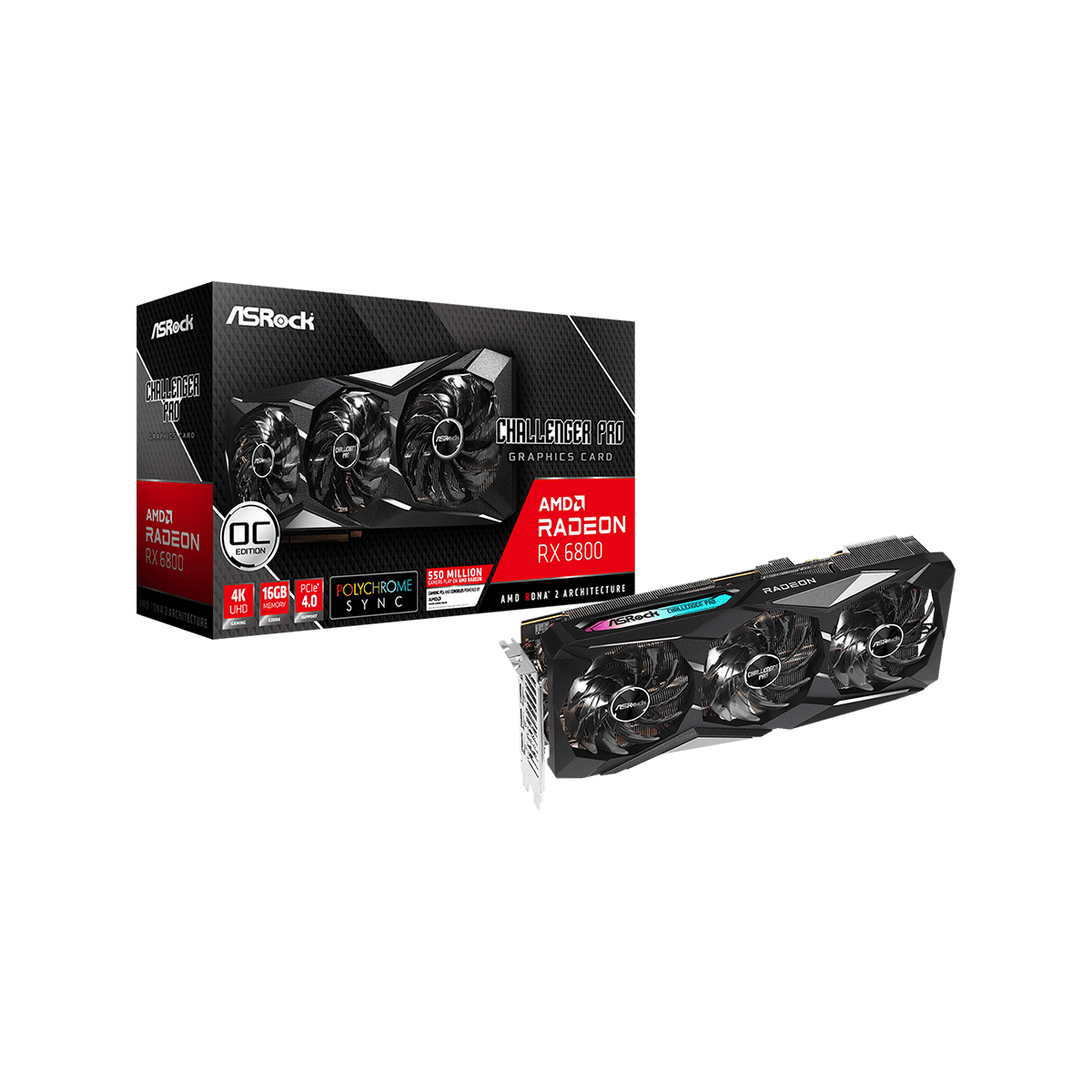 ASRock Radeon RX 6800 Challenger Pro 16G