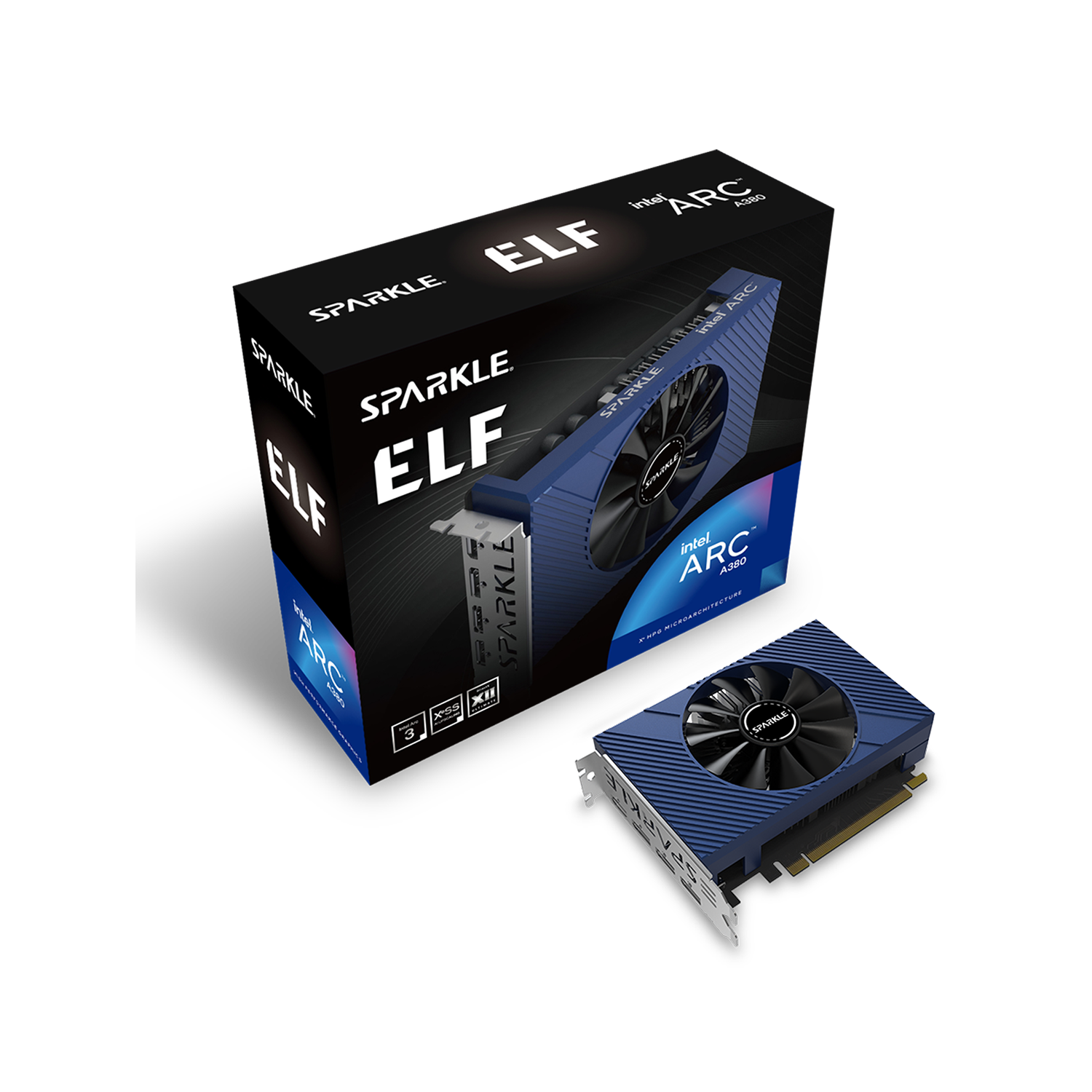 SPARKLE (スパークル) Intel Arc A380 シングルファン搭載 グラフィックボード SA380E-6G
