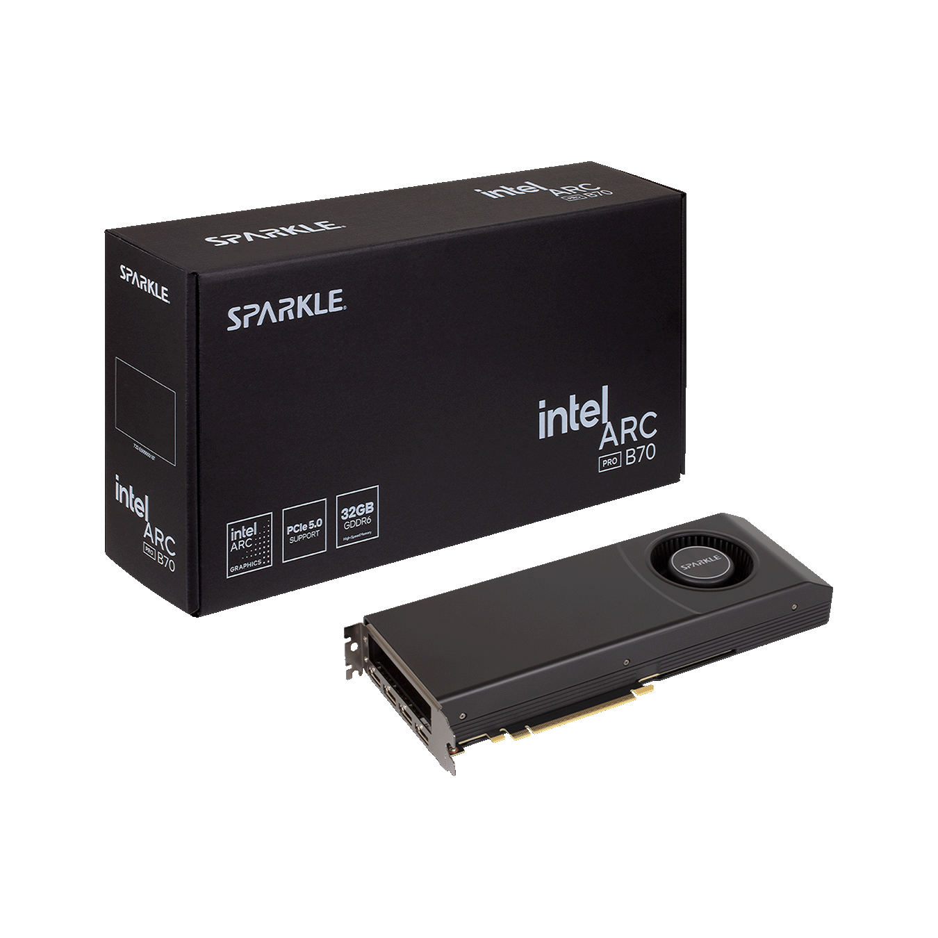 SPARKLE (スパークル) Intel Arc Pro B70 ブロワーファン搭載 グラフィックボード SBP70W-32G