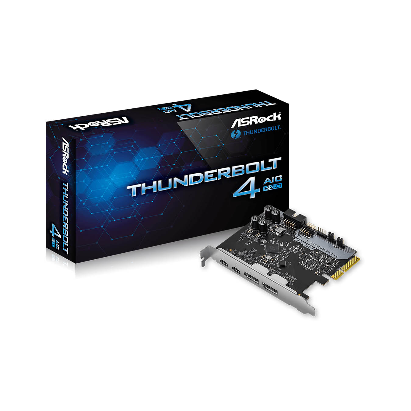 Thunderbolt 4 AIC R2.0 | ASRock(アスロック) Thunderbolt4 増設ボード Thunderbolt 4 AIC R2.0