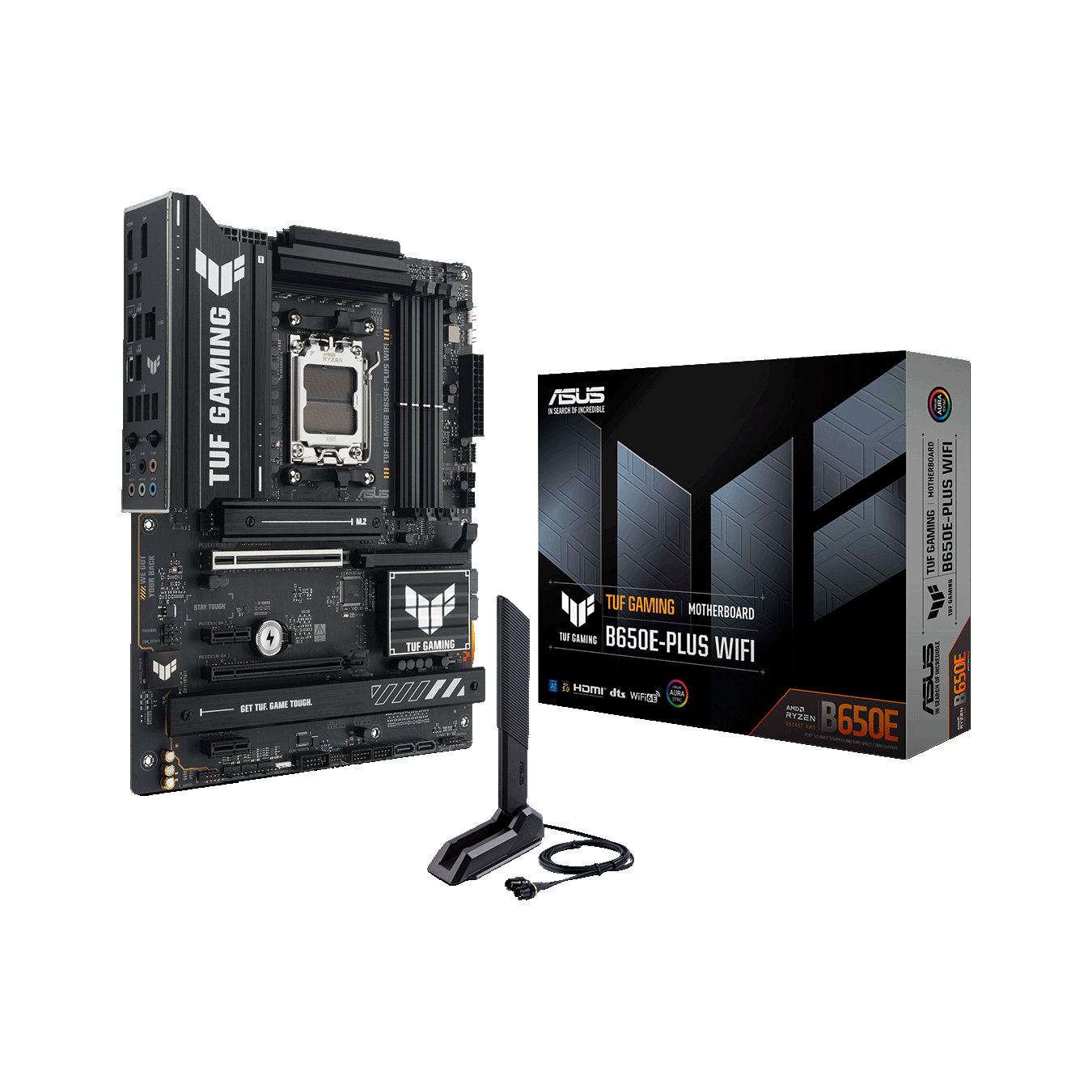 ASUS(エイスース) Socket AM5 AMD B650 ATX WiFi+Bluetoothモジュール付属 マザーボード TUF GAMING B650E-PLUS WIFI