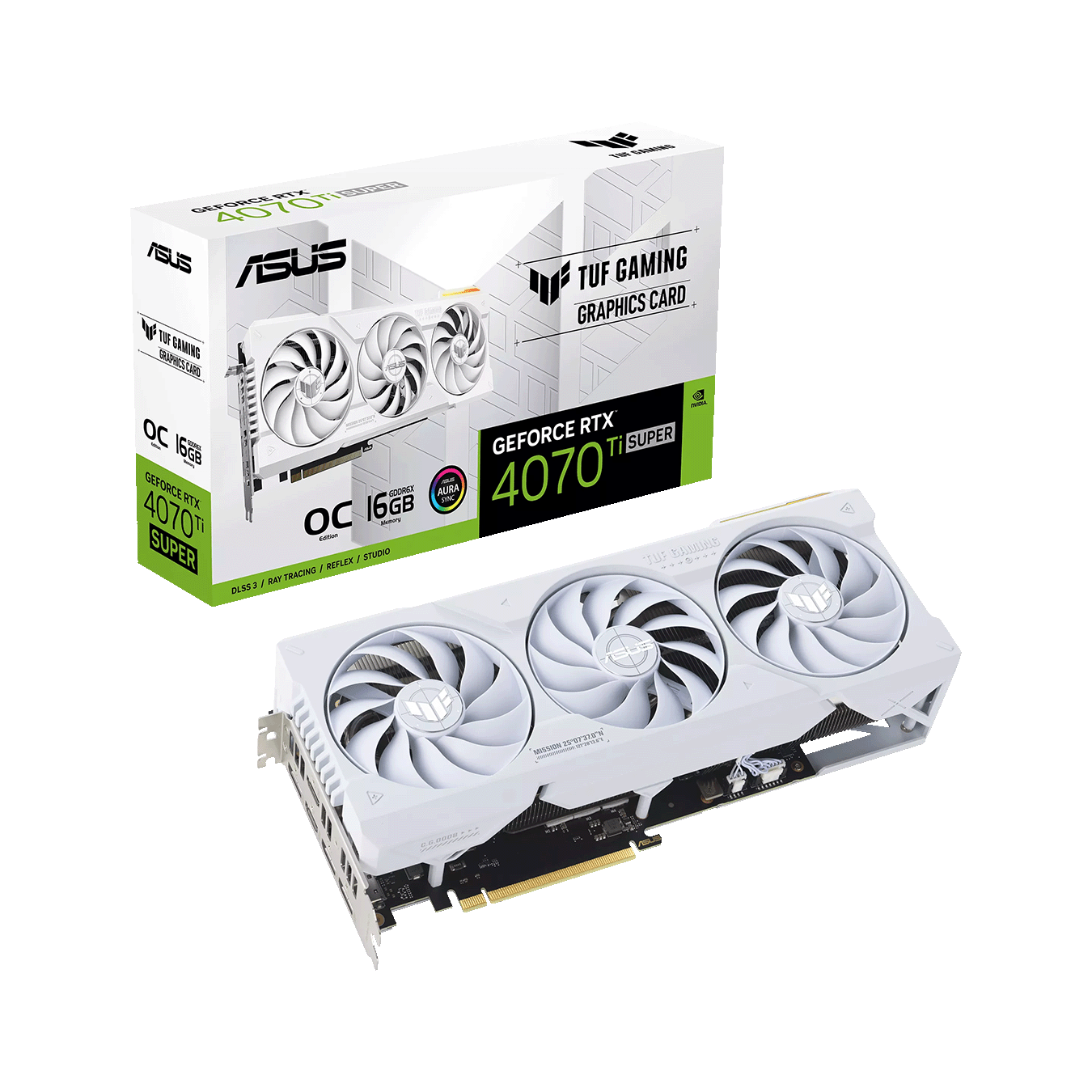 2025-25 秋冬新作  ハイブランドの TUF-RTX4070TIS-O16G-WHITE-GAMING | TUF-RTX4070TIS-O16G-WHITE Windowsデスクトップ