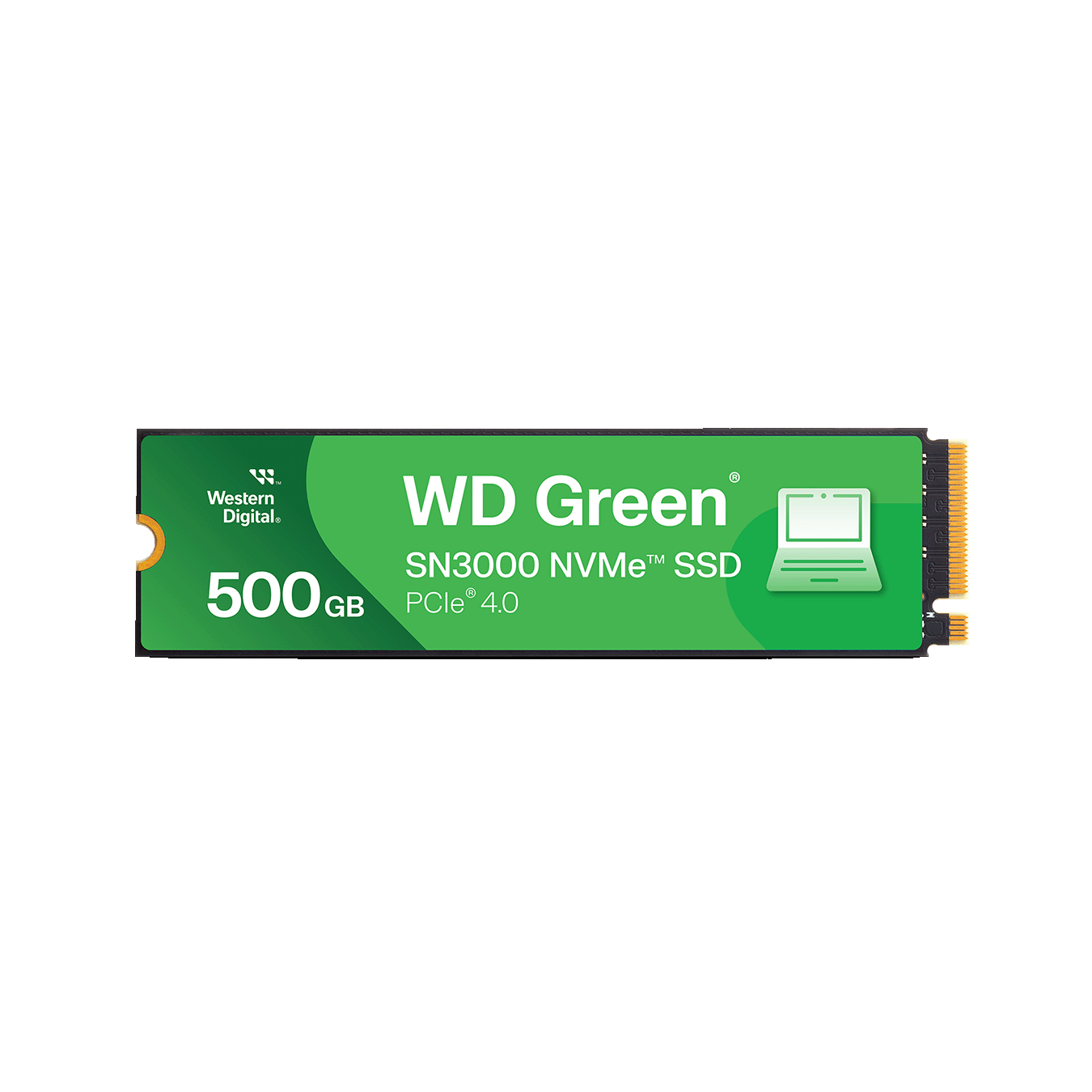 Sandisk WD Green SN3000 シリーズ エントリーモデル M.2 PCIe Gen4x4 NVMe 接続SSD (500GB)　WDS500G4G0E