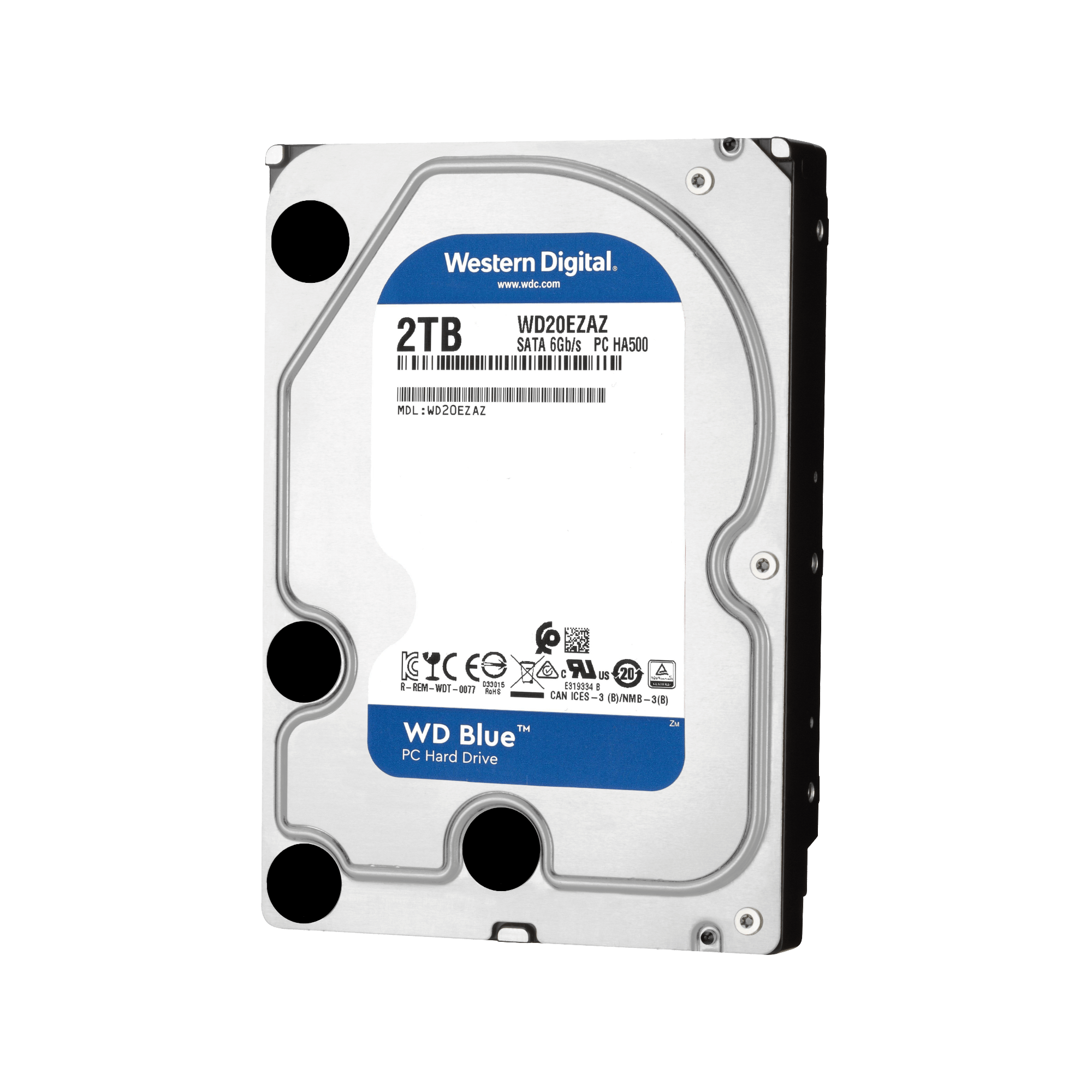 WD20EZRZ   2TB HDD 2台セット　計4TB内容クリア済