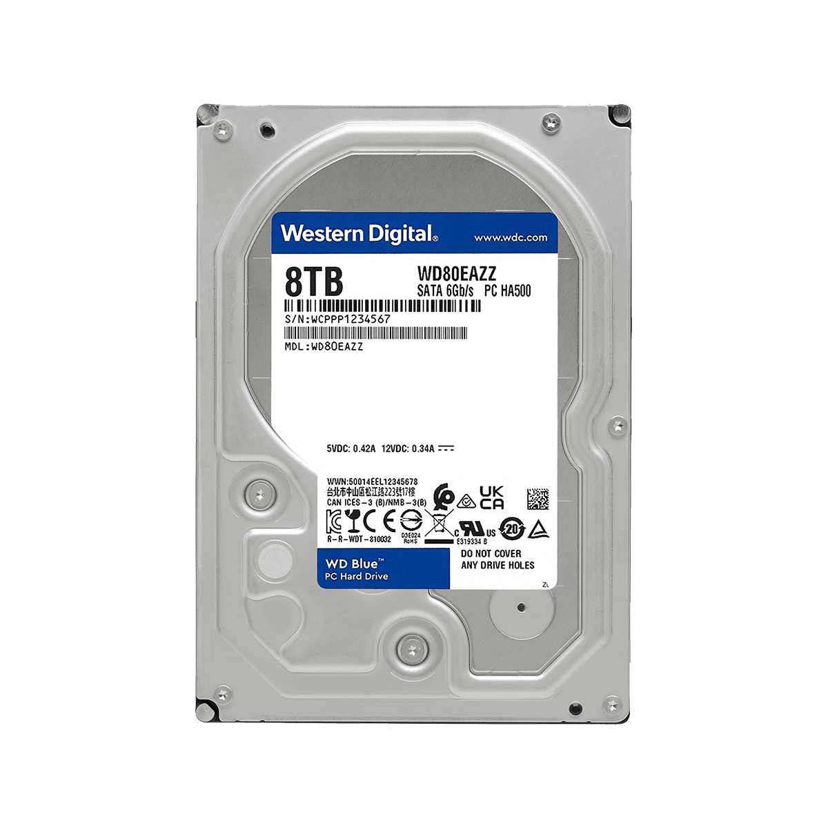 新品 WESTERN DIGITAL 80EAZZ 8TB HDD