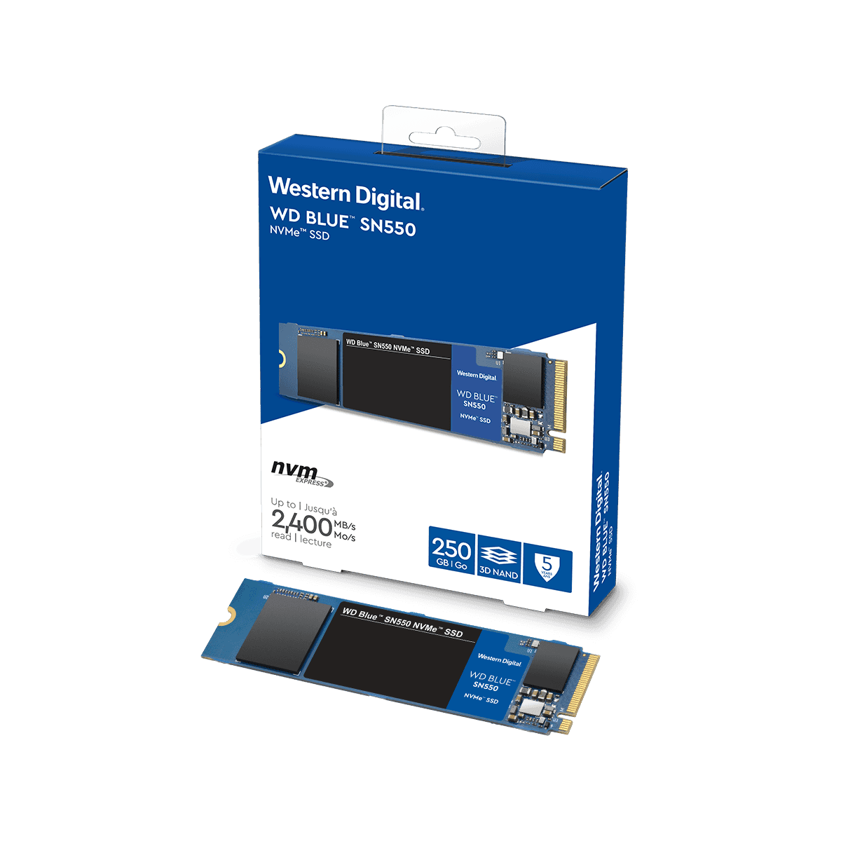 WDS250G2B0C | WesternDigital WD Blue SN550 M.2 NVMe接続SSD 250GB ...