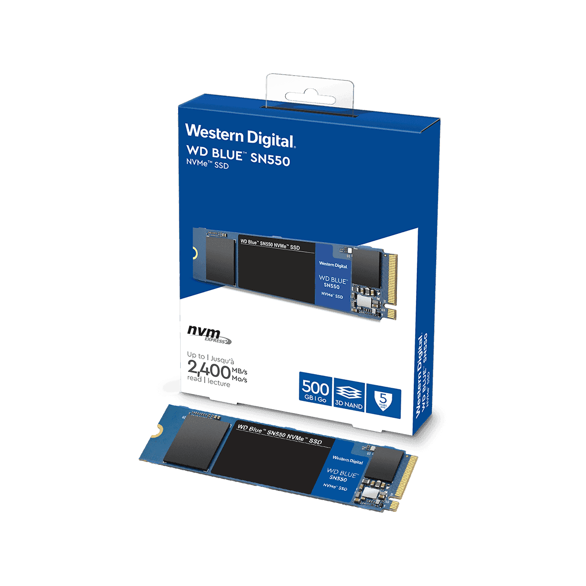 WDS500G2B0C | WesternDigital WD Blue SN550 M.2 NVMe接続SSD 500GB ...