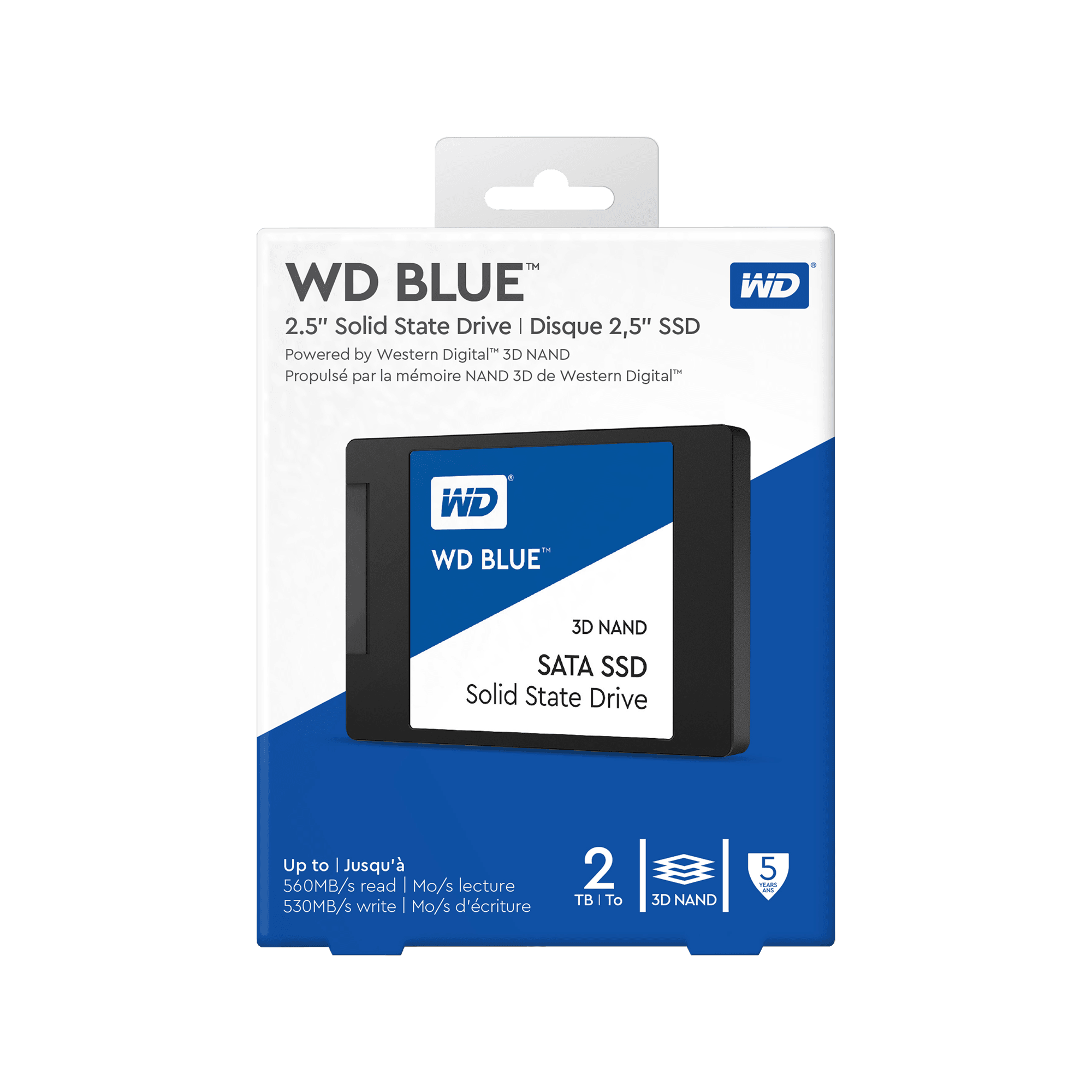 新品 WD Blue 3D NAND SATA WDS250G2B0A SSD