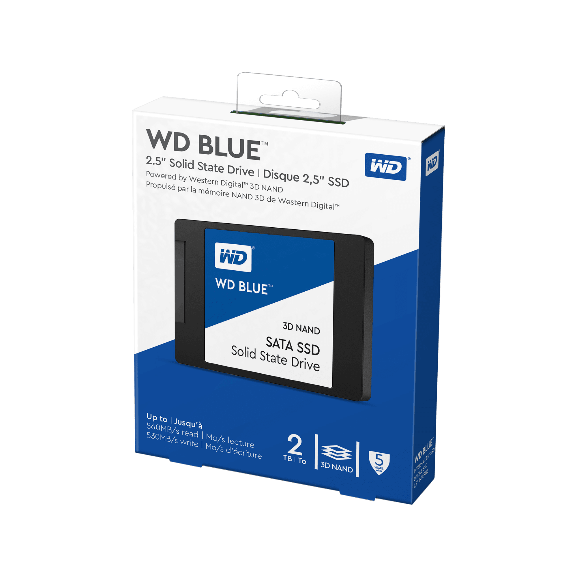 新品 WD Blue 3D NAND SATA WDS250G2B0A SSD