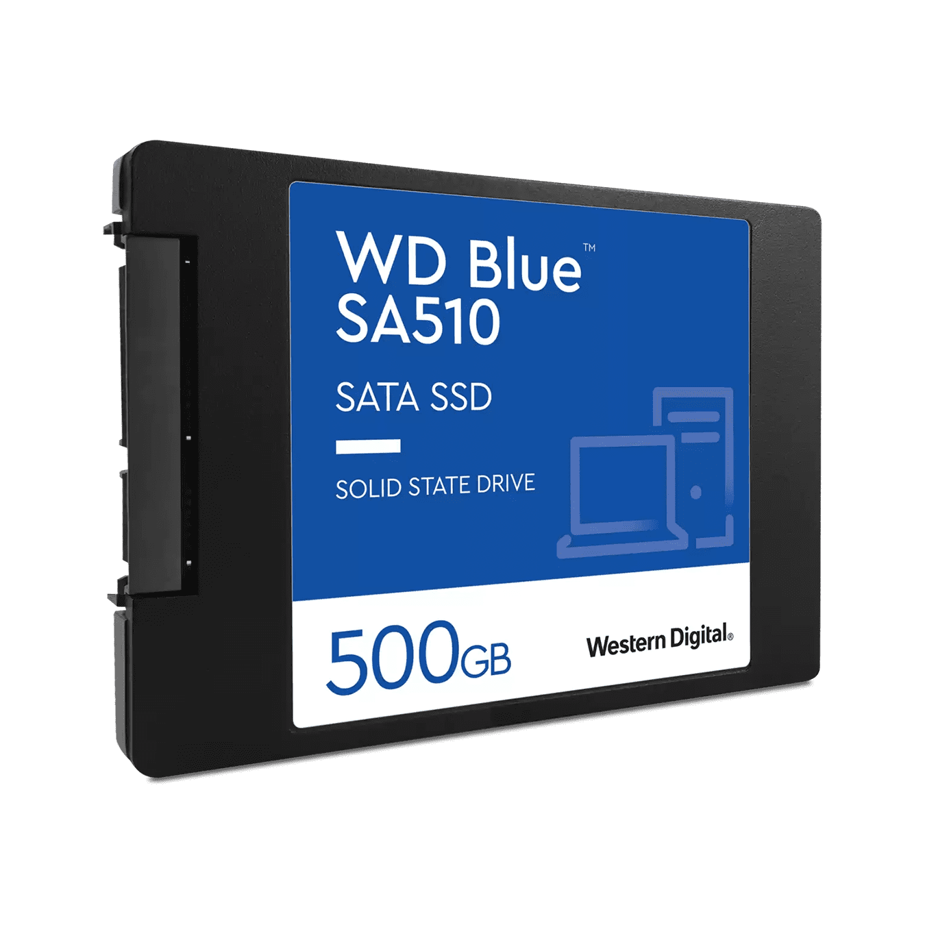 WDS500G3B0A | WesternDigital WD Blue SATA6接続 2.5型SSD SA510 ...