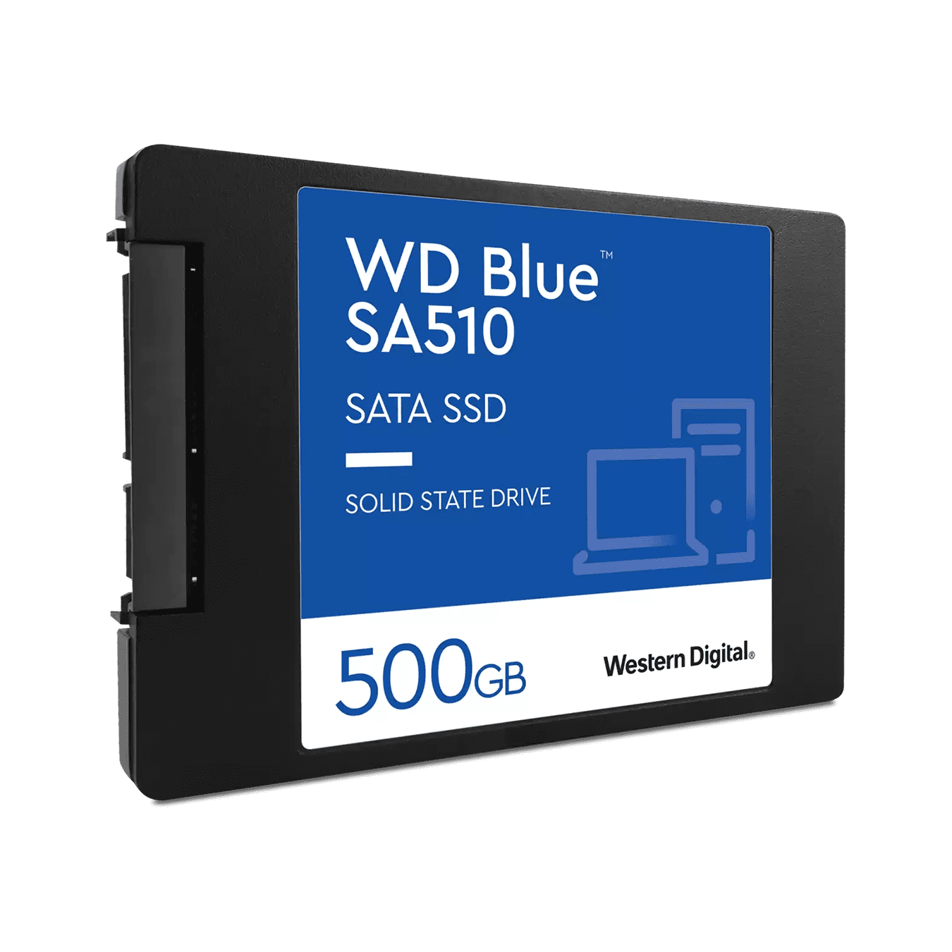 WDS500G3B0A | WesternDigital WD Blue SATA6接続 2.5型SSD