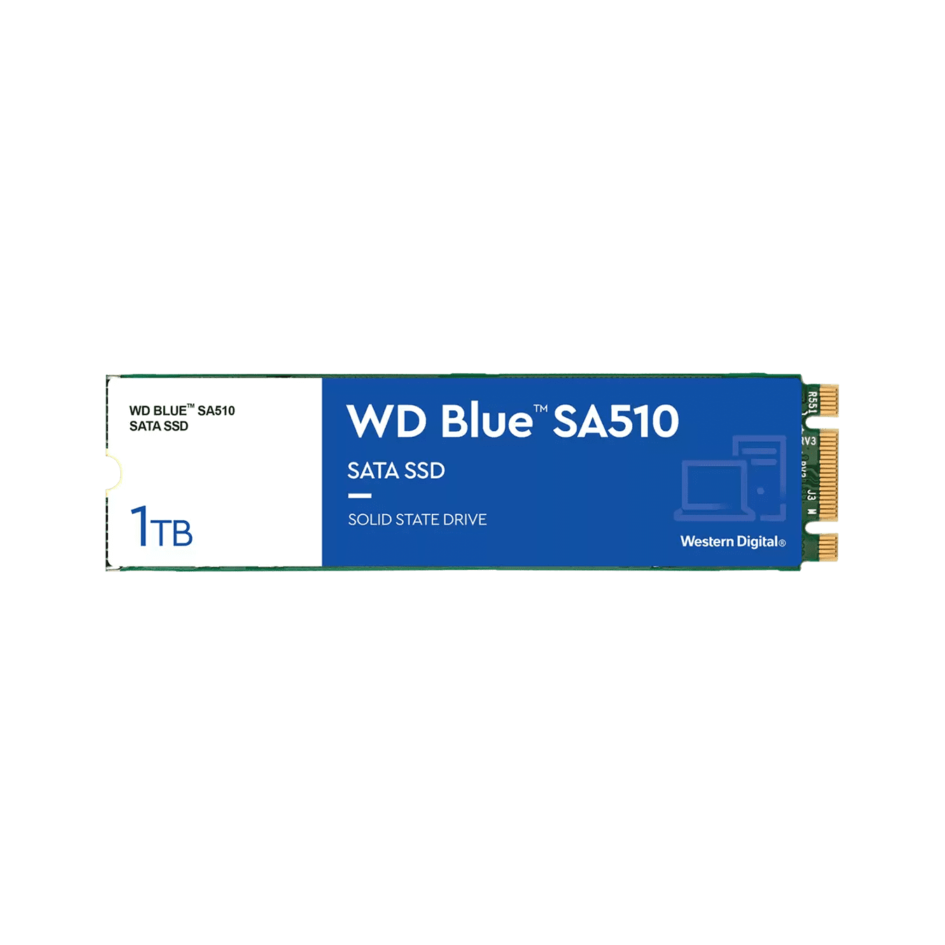 WDS100T3B0B | WesternDigital WD Blue SATA6G接続 M.2 SSD SA510 ...