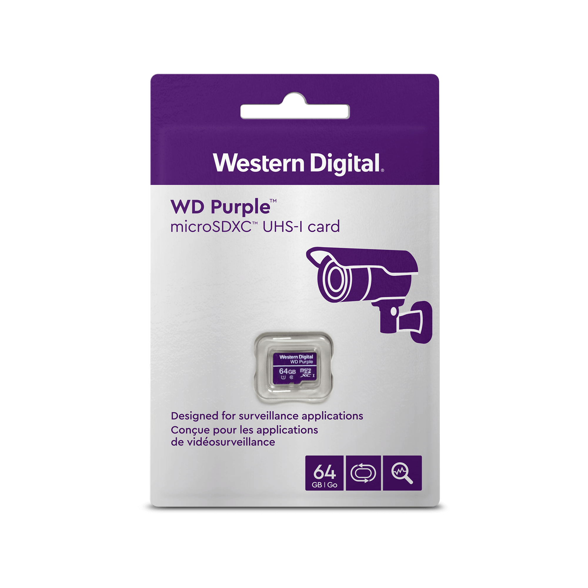 WDD064G1P0A | 【法人専用モデル】WesternDigital Purple microSD