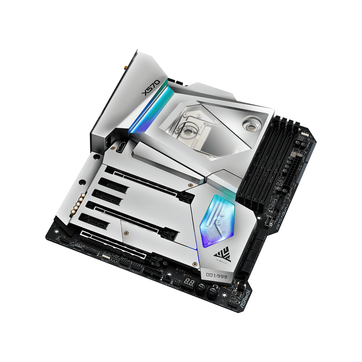 X570 AQUA | ASRock(アスロック) SocketAM4 AMD X570 E-ATX 水冷 マザーボード | CFD販売株式会社  CFD Sales INC.
