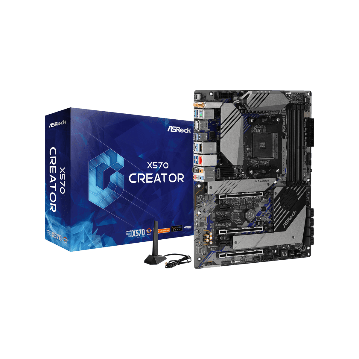 X570 Creator | ASRock(アスロック) Socket AM4 AMD X570 ATX マザーボード | CFD販売株式会社 CFD  Sales INC.