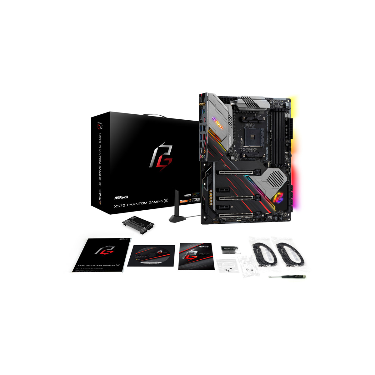 X570 Phantom Gaming X ASRock Socket AM4 AMD X570 ATX CFD CFD Sales INC