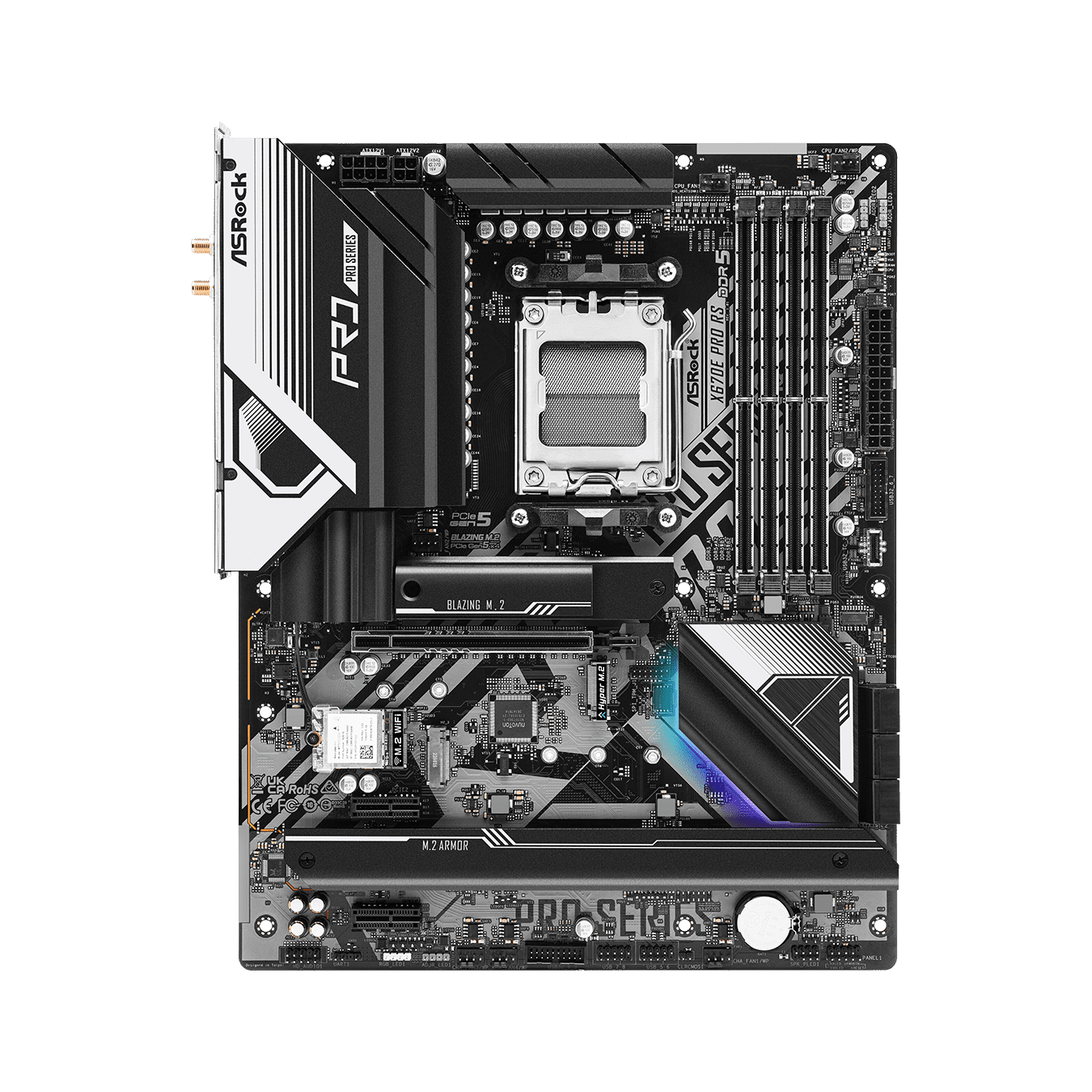 品質一番の AM5 Socket ASRock(アスロック) | RS Pro X670E AMD ATX X670E マザーボード
