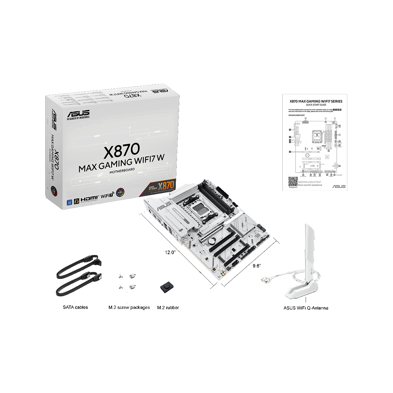 X870 MAX GAMING WIFI7 W | X870 MAX GAMING WIFI7 W | ASUS