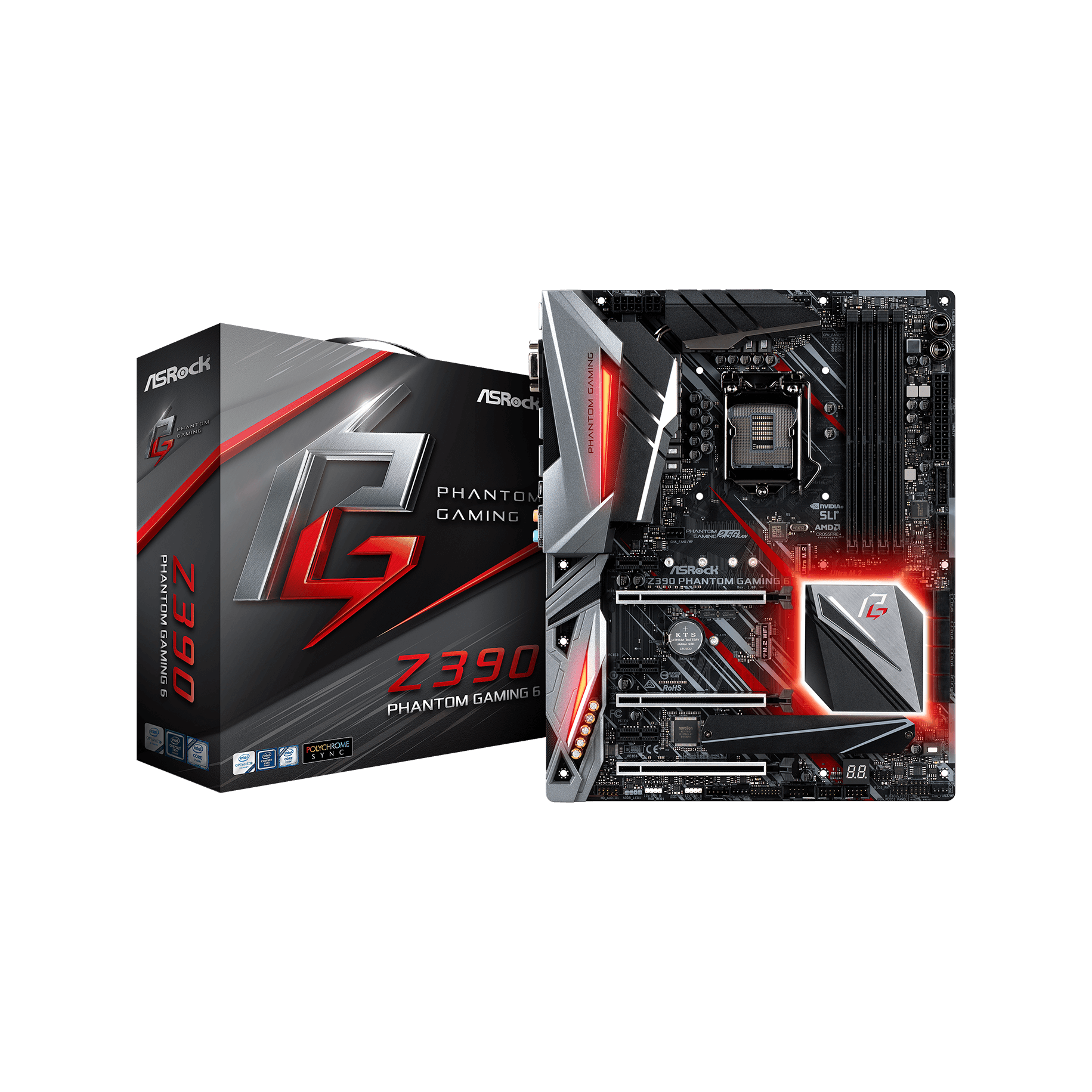 Z390 Phantom Gaming 6 | ASRock(アスロック) LGA1151 Intel Z390 ATX ...