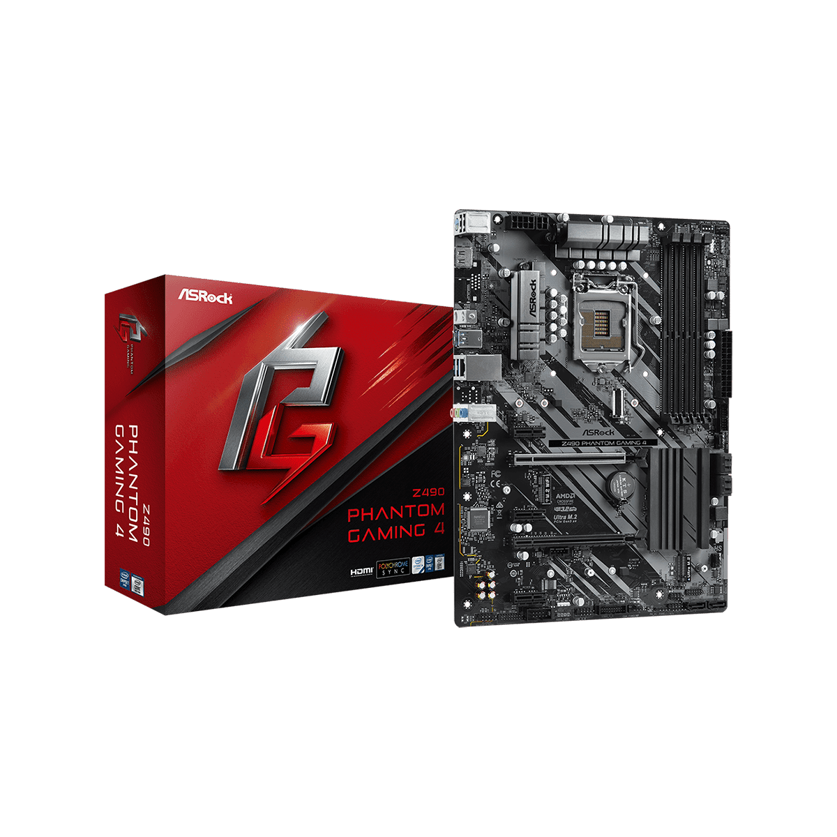 Z490 Phantom Gaming 4 | ASRock(アスロック) LGA 1200 Intel Z490 ATX