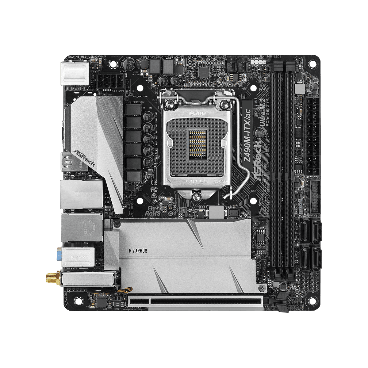 Z490M-ITX/ac | ASRock(アスロック) LGA 1200 Intel Z490 Mini-ITX 