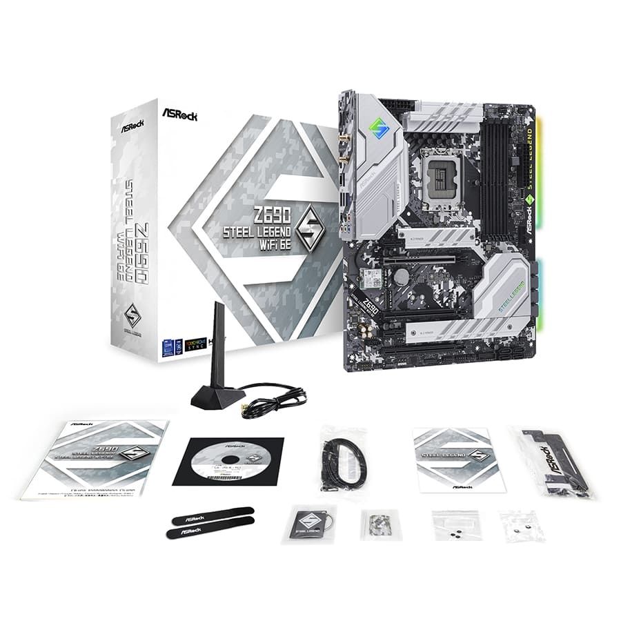 Z690 Steel Legend WiFi 6E | ASRock(アスロック) LGA 1700 Intel Z690 ATX マザーボード |  CFD販売株式会社 CFD Sales INC.