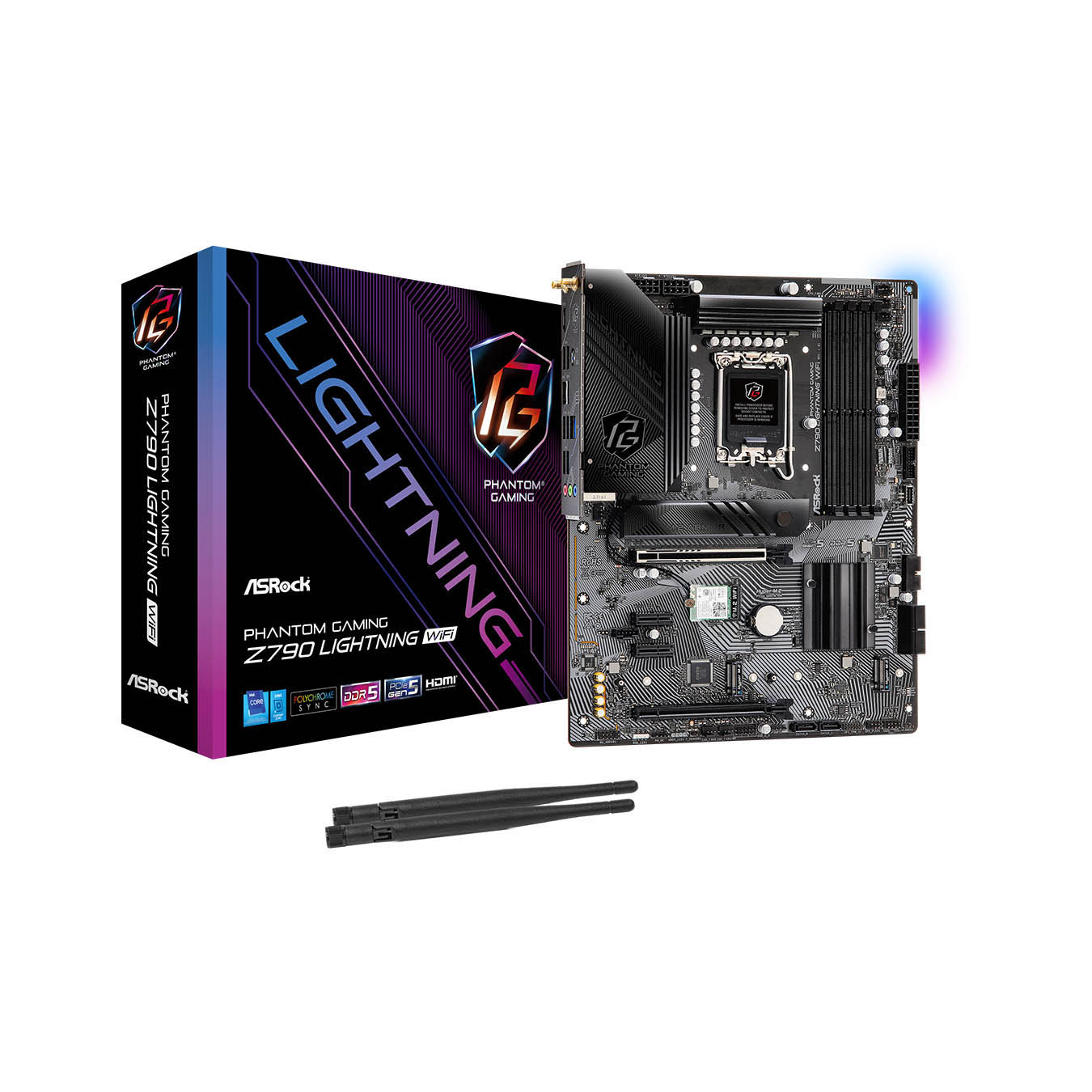 【在庫限り】ASRock(アスロック) LGA 1700 Intel Z790 ATX WiFiモジュール付属 マザーボード Z790 Lightning WiFi