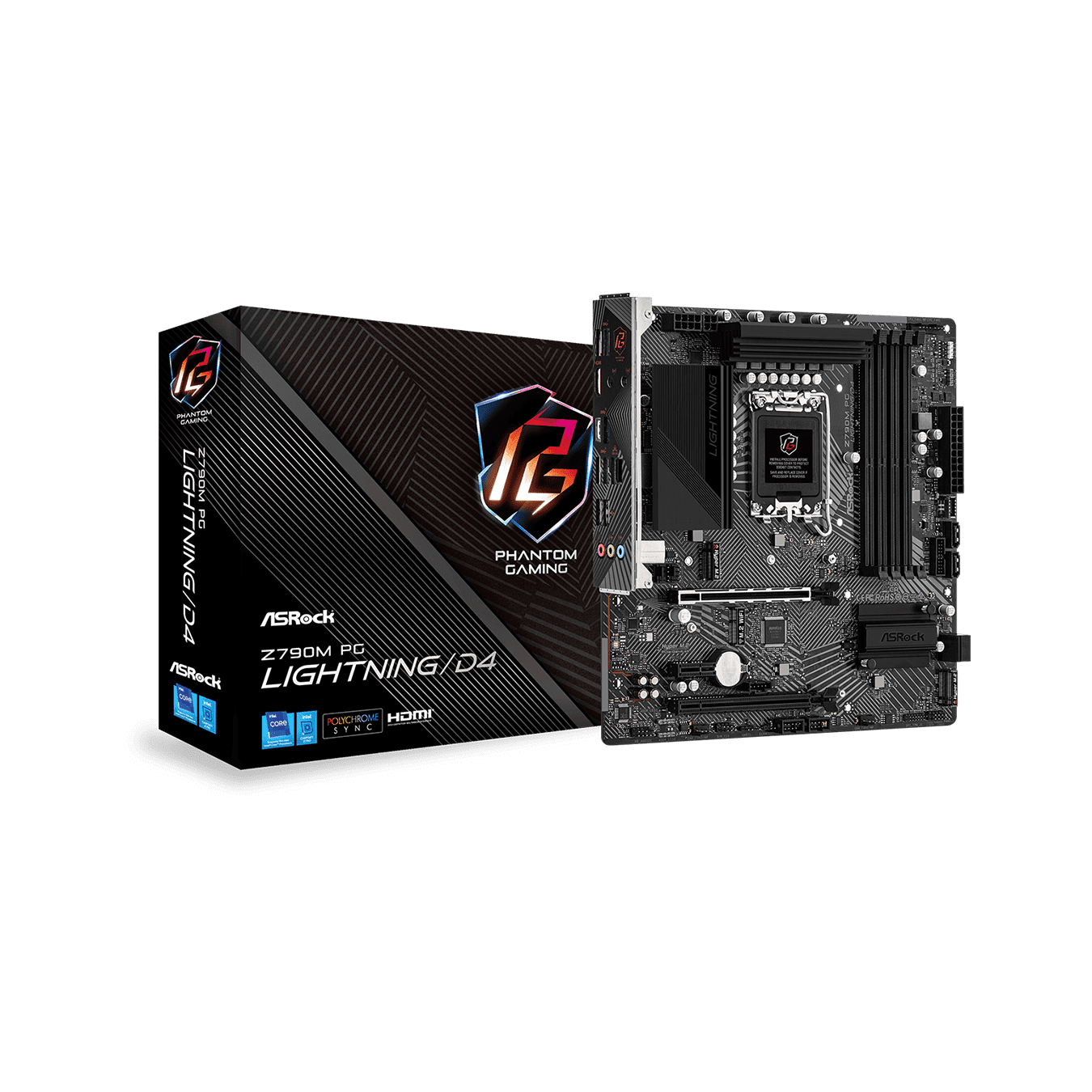 ASRock(アスロック) LGA1700 Intel Z790 Micro ATX マザーボード Z790M PG Lightning/D4